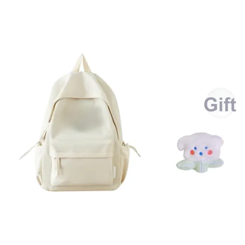 Vack Нейлон Рюкзак Женский Белый Черный Желтый Розовый Светло-Зеленый