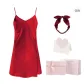 V-Neck-Burgundy Red (Gift Box Set)