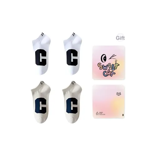 SWEET CAT Низкие носки Унисекс Сумка для покупок Комбо набор