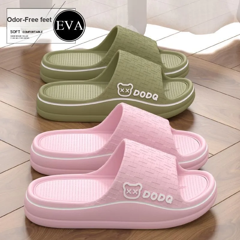 LUNNIFEIYA EVA Indoor All Season All Platform Quiet Squashy And Bouncy Feeling Slip Resistant Home Slippers-6