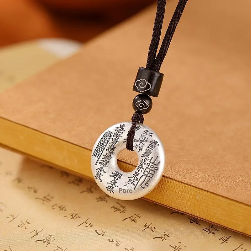 Centennial Chuanqi S999 Fine Silver Foot Silver Pendants Unisex-2