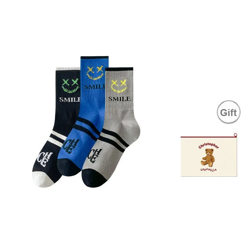 Caramella Mid-Calf Socks Men's Shopping Bag Combo Set-20