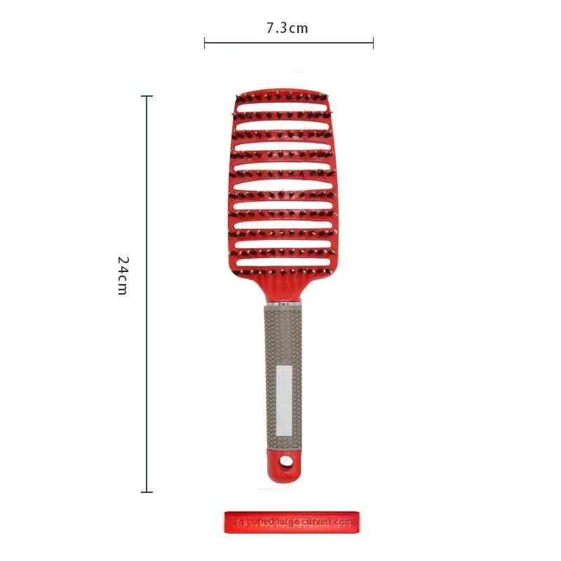 Sweet Pillow House Smooth Curved Hair Drying Comb With Large Teeth Rib Comb Styling Combs Shaping-7
