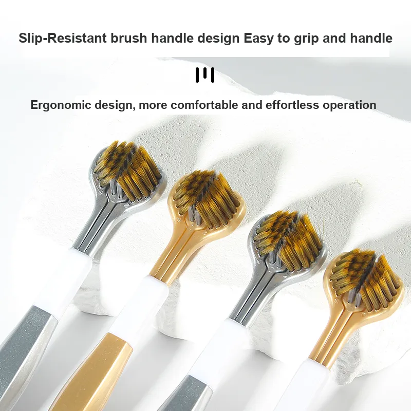 Dr. Tooth Three Sided Toothbrushes 2 Pcs/4 Pack-2
