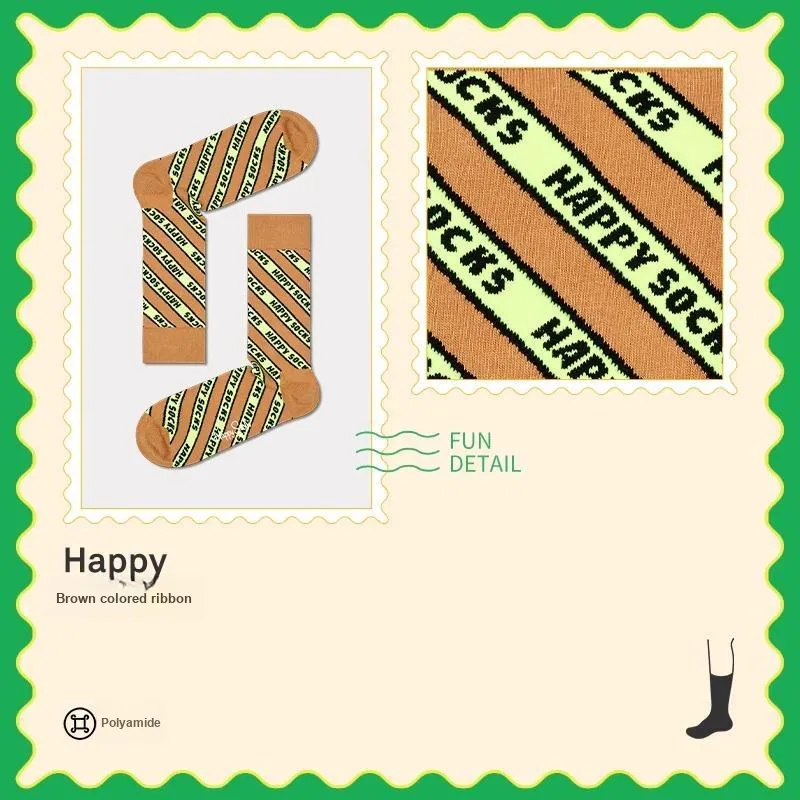 Happy Socks Mid Calf Socks Unisex 1 Pack-2