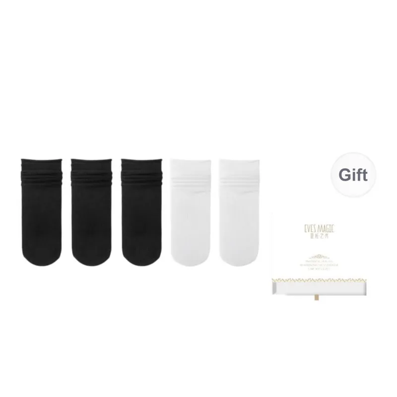 XIA.WA.ZHI.XIU Mid Calf Socks Women's Box 5 Pack-7