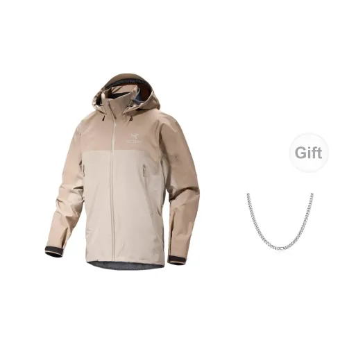 Arcteryx Beta Series Windbreaker Jackets Men Vast Grey With Free Necklace