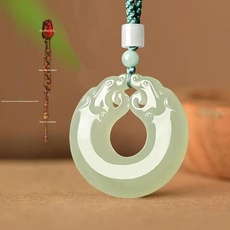 KUNYUYAO Pendants Pale Greenish White Jade Unisex-29