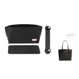 [Three-Piece Set Black/Silver]Open Top Inner+Base Pad+Shoulder Pad