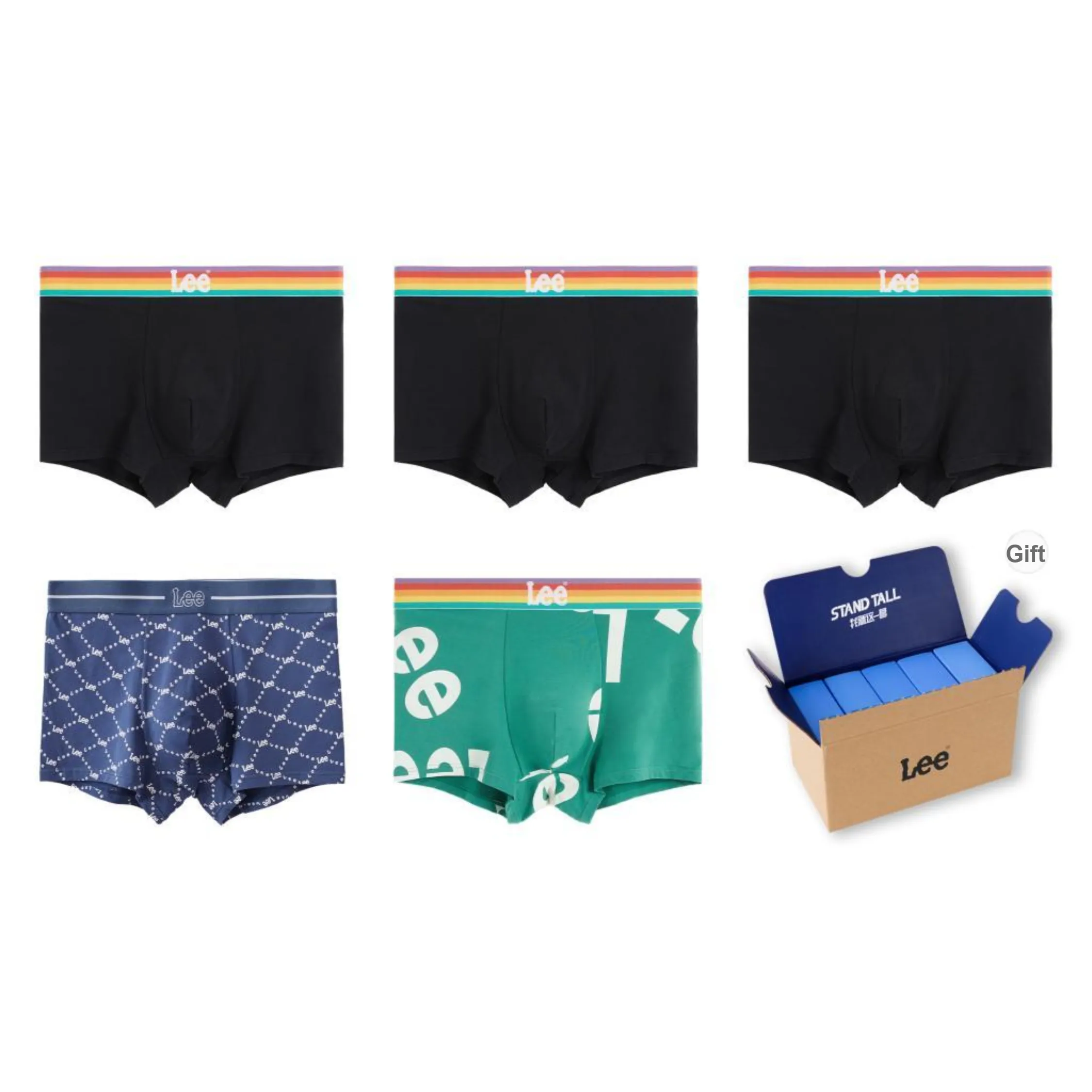 Lee Underwear Gift Box Men's 5 Pack