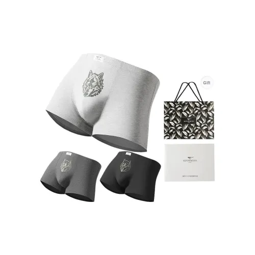 SEPTWOLVES Мужское нижнее белье 3 штуки набор в подарочной коробке + сумка для покупок