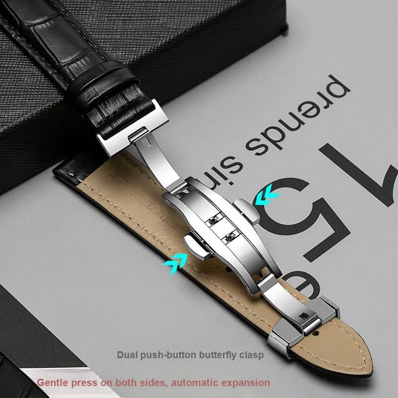 Gangjue Casio Rincón Compatibility Watch Band Genuine Leather Material-62