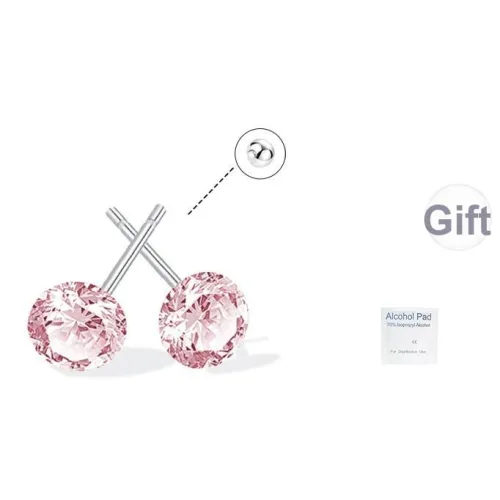 UX Титановые и стальные серьги-гвоздики унисекс