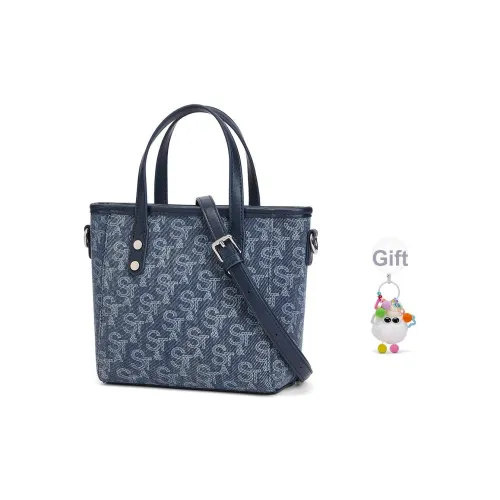 ST SAT Ткань Синтетическая кожа Сумка через плечо Стандартная Женская Синяя