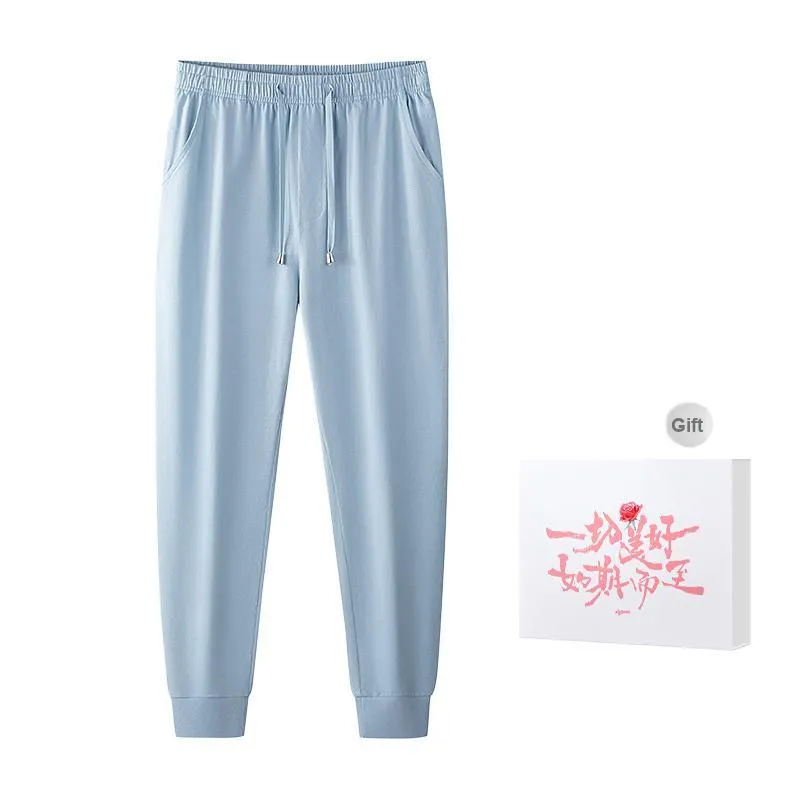 DUINIDESIYU Pajama Pants Men's Gift Box Set-4