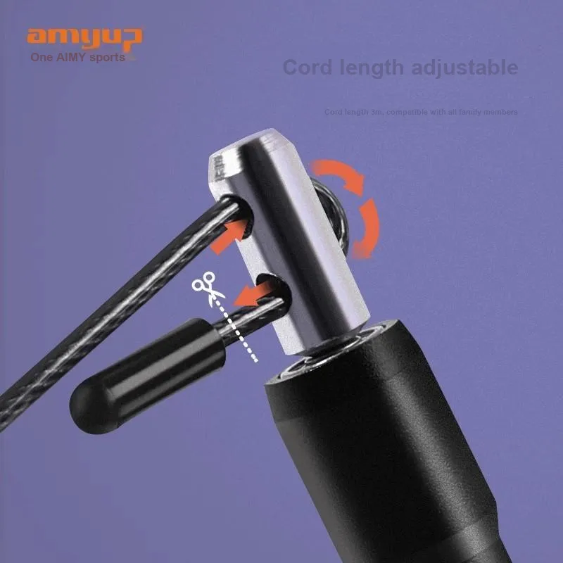 AMYUP Jump Ropes Aluminum Alloy PVC Unisex-1
