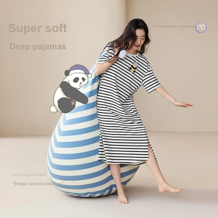 JINGYUN Deep Pajama 70 Nightgown Women's-9