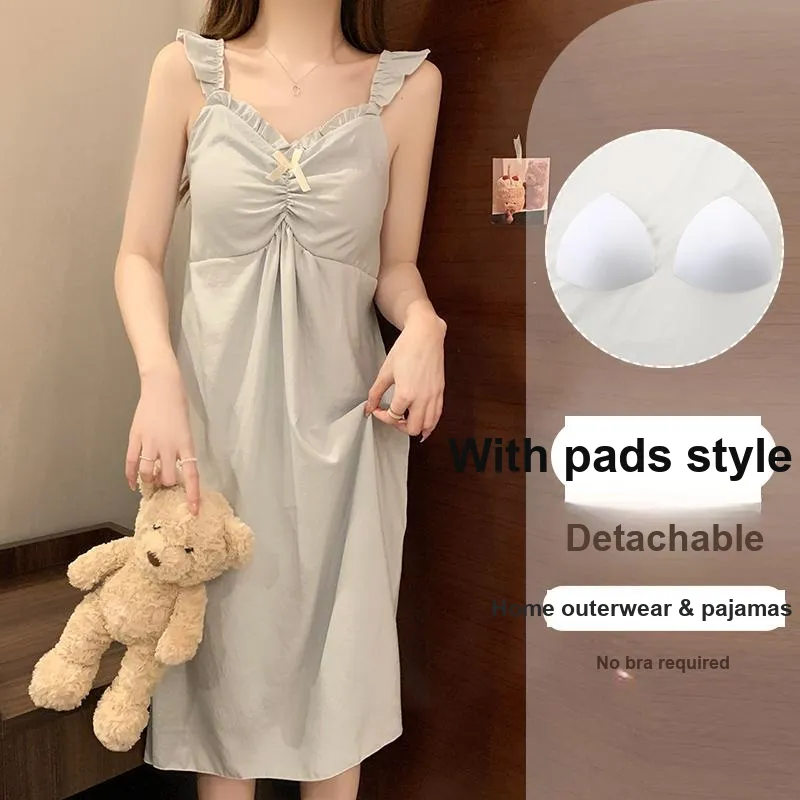 OUSHIBO Nightgown Women's Image Color-3
