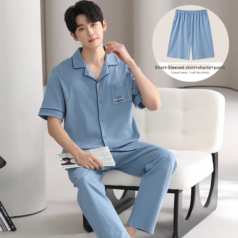 Pretty lady Men Pajama Sets-1