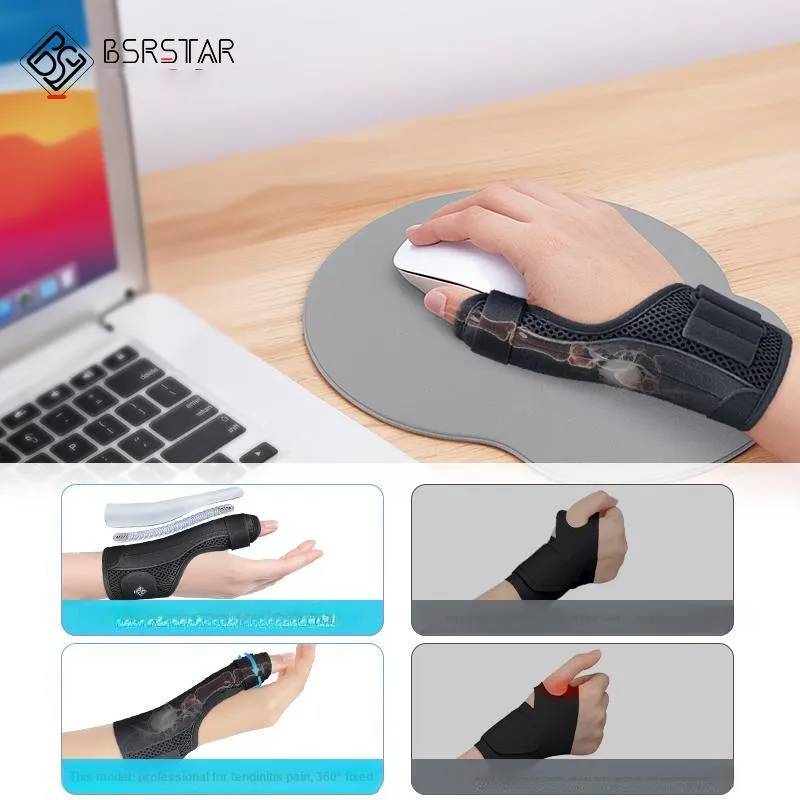 BESTRAY Volleyball Basketball Wristbands Rehabilitation Black Unisex-4