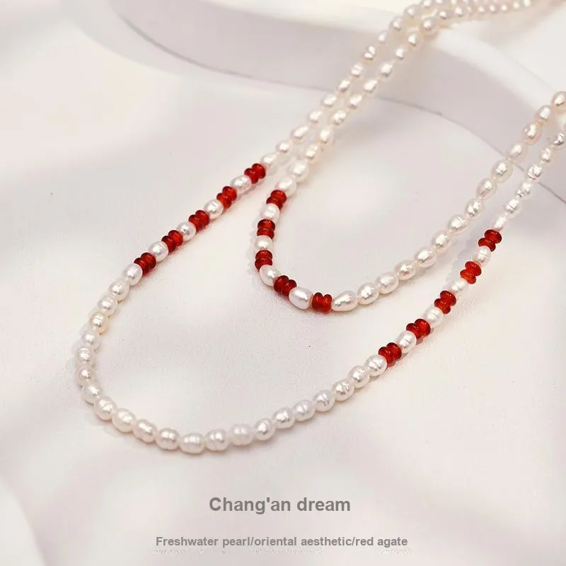 Mofei Pearl Necklaces Women's-1