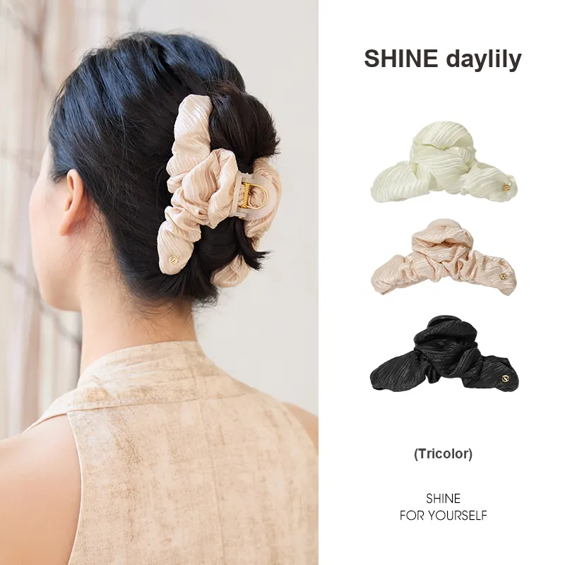 SHINE Fabric, Acrylic Hair Clips Women's-1