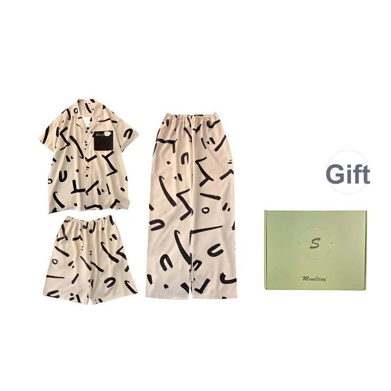 Maultiay Pajama Set Men's Gift Box Set-0