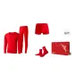 Red[Thermal Underwear+Underpants 1 Pack+Socks*1]Gift Box Set