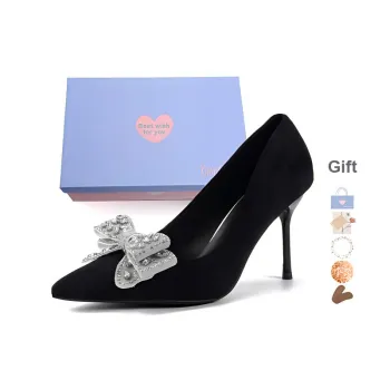 Xingdiman High Heels Women's Black Gift Box Set