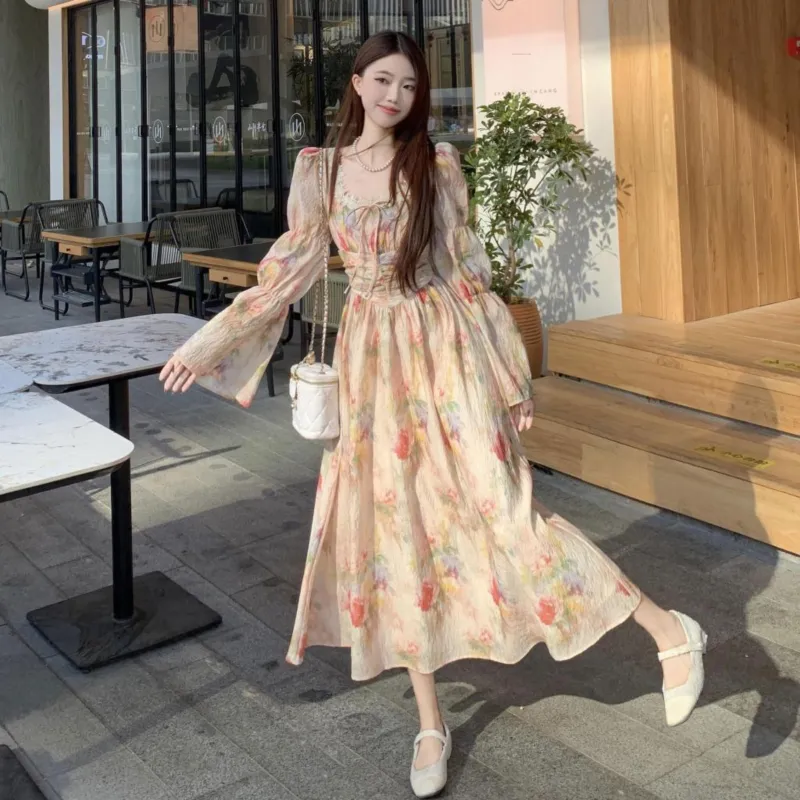 PUREIDOL Long Sleeved Dresses Women's-3
