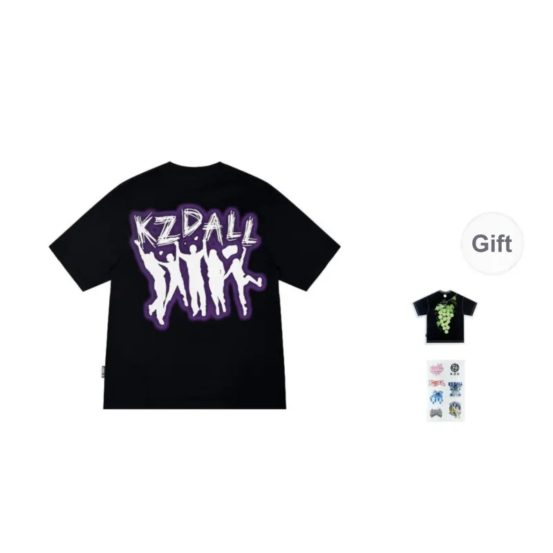 KZDALL T Shirts Unisex Black-0