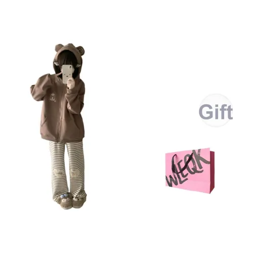 CTRTRC Полосы Женские Повседневные Брюки