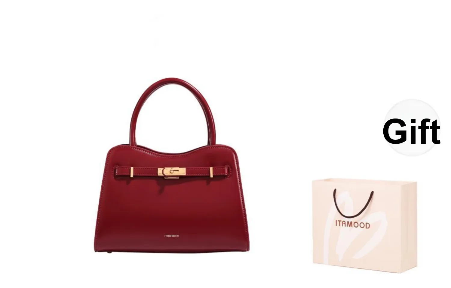 Miao Di Handbags Cathedral Red