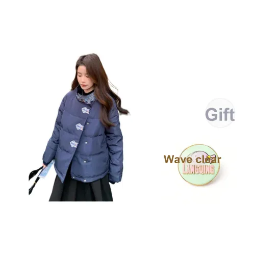 LANGQING Синий Женский пуховик