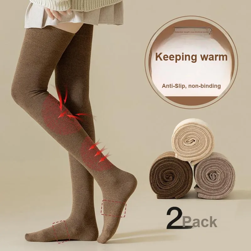 Top Melon Thigh high Socks Women's 2 Pack-15