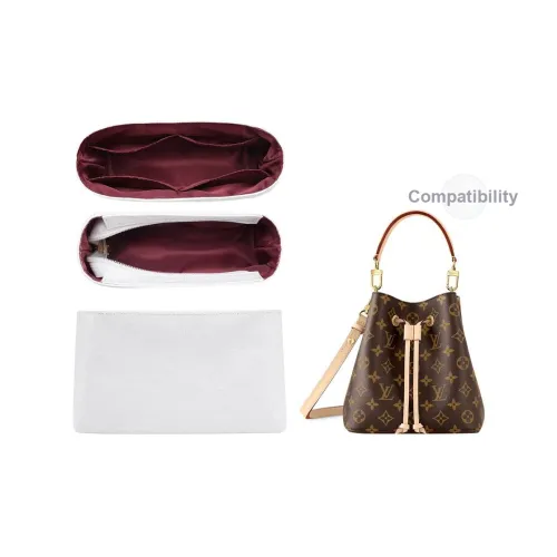 Lan Bao Fan Нейлоновый мешок для хранения подкладка сумка вставка Women's White