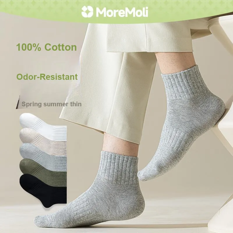 Moremoli Mid Calf Socks Men 6 Pack-3