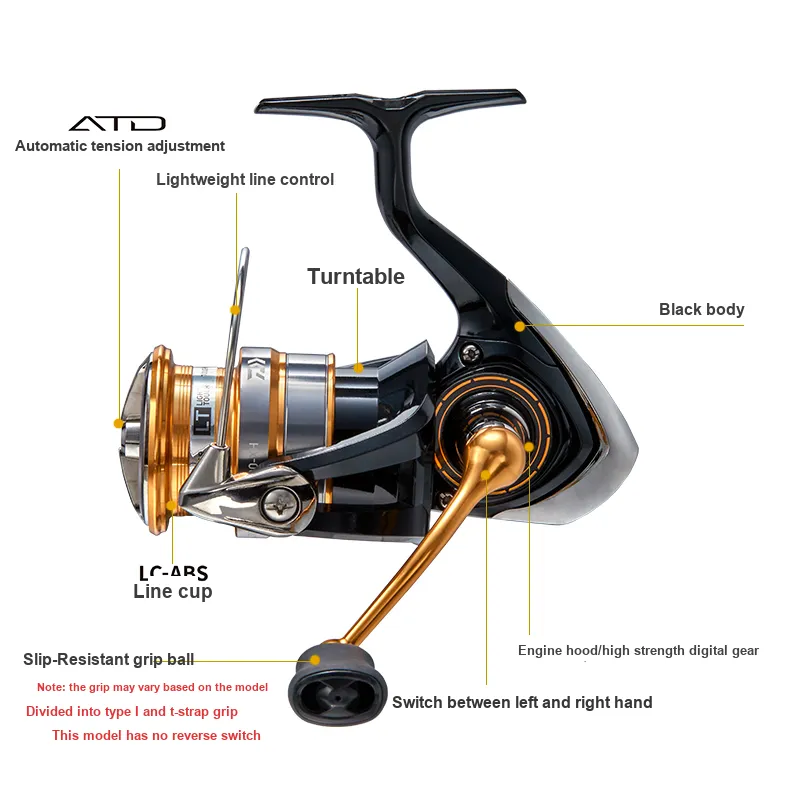 DAIWA Fishing Line Reels Front Unloader Spinning Wheels-4