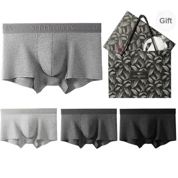 SEPTWOLVES Underwear Gift Box Men's 4 Piece Gift Box Sets