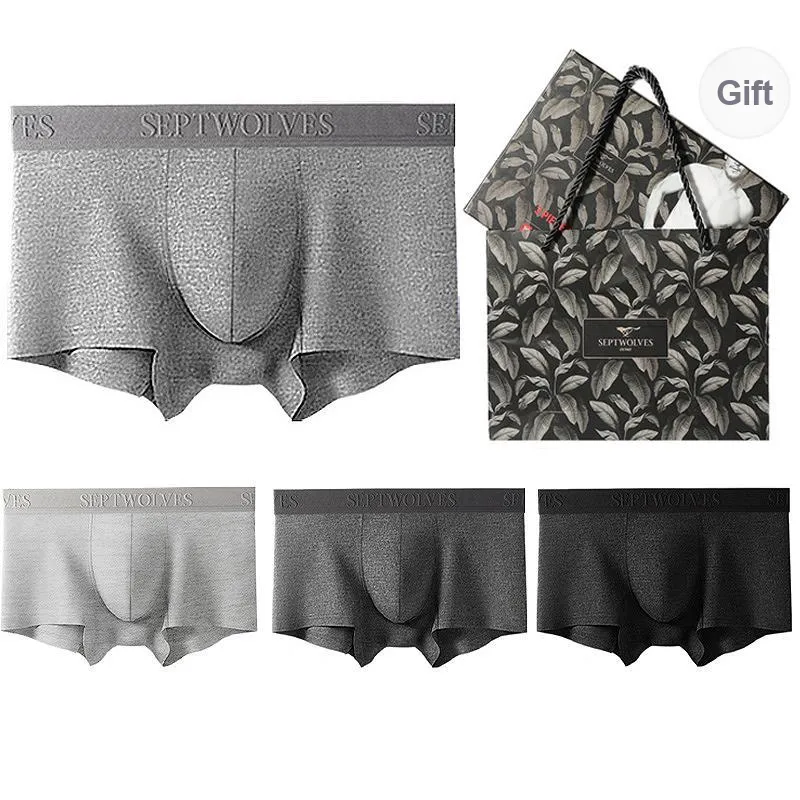 SEPTWOLVES Underwear Gift Box Men's 4 Piece Gift Box Sets-0