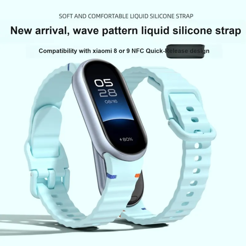 IBOANN Watch Band Xiaomi Compatibility Silicone Material-17