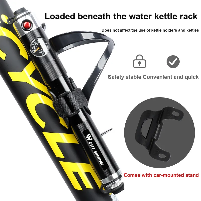 WEST BIKING Bicycle Pumps-4