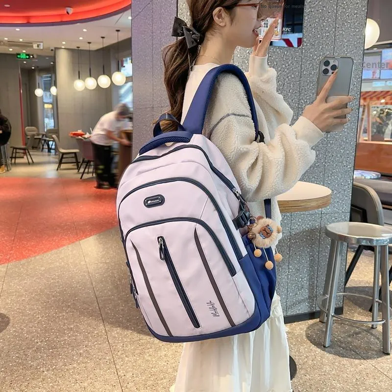 XIANGSU Nylon Backpack Unisex Multicolor-21