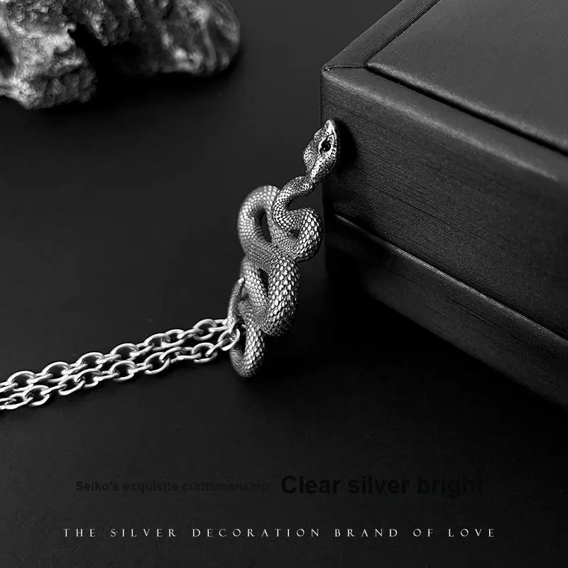 Love 925 Sterling Silver Necklaces Men's-4
