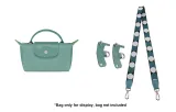 Lake Blue 94cm (Top Grain Leather+Canvas)+[No Perforated]Set
