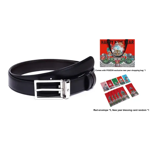 MONTBLANC Кожаные ремни Мужской Черный 3 см