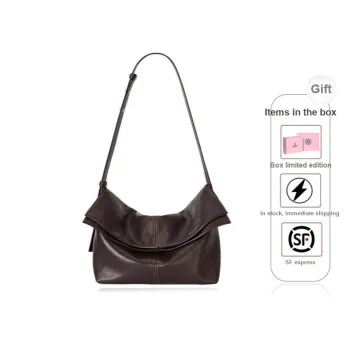 CASSILE Sheepskin Shoulder Bag Women's Chocolate