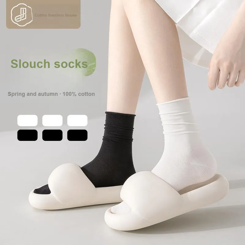 B&C.Room Mid Calf Socks Fall Winter Women's 5 Pack-25