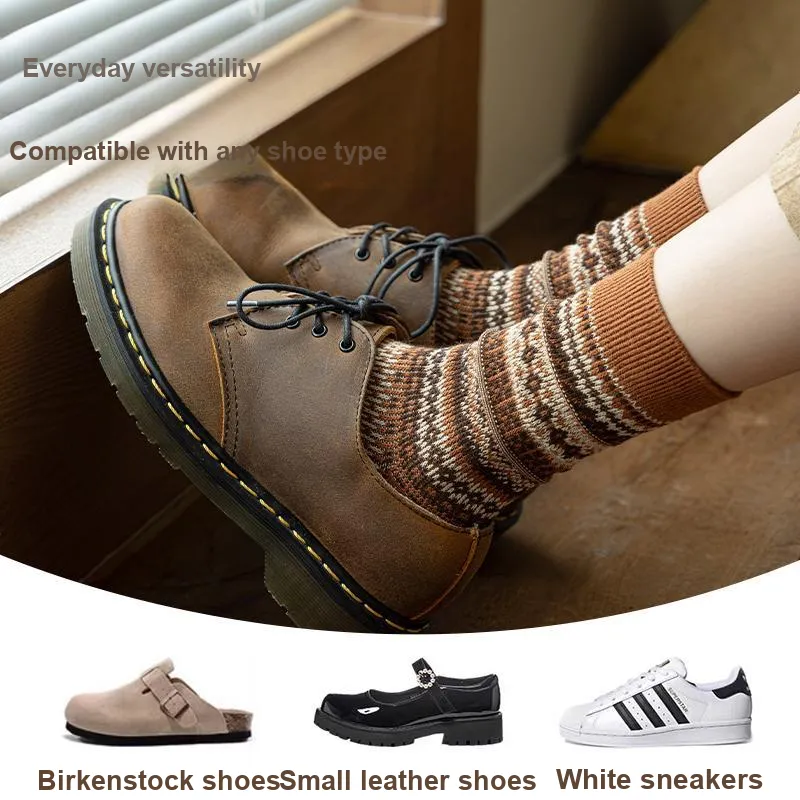 MIIOW Mid Calf Socks Women's Box Of 3 Pairs-7