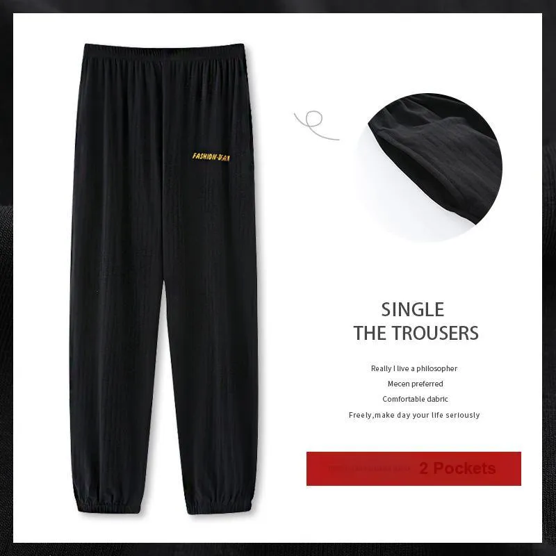 MADALLO Pajama Pants Men's Black-2